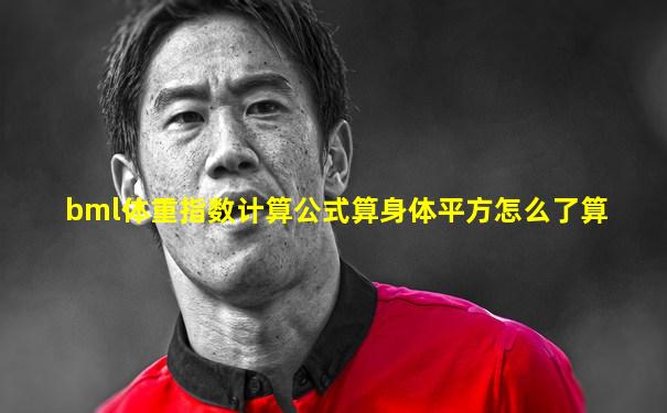 bml体重指数计算公式算身体平方怎么了算