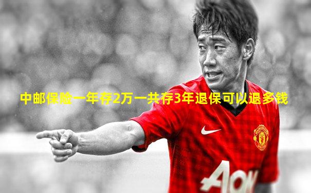 中邮保险一年存2万一共存3年退保可以退多钱