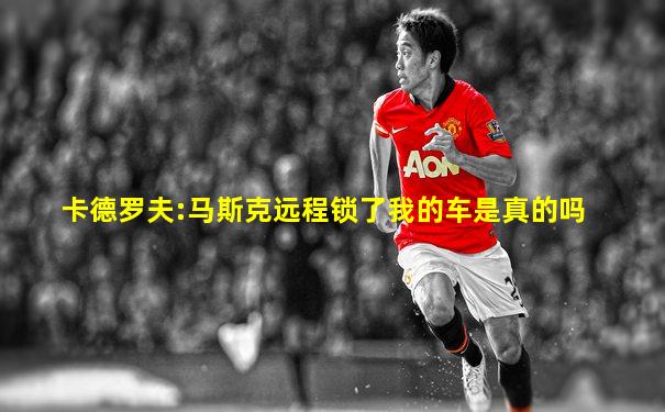 卡德罗夫:马斯克远程锁了我的车是真的吗