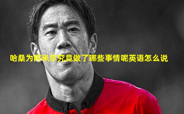 哈桑为阿米尔究竟做了哪些事情呢英语怎么说