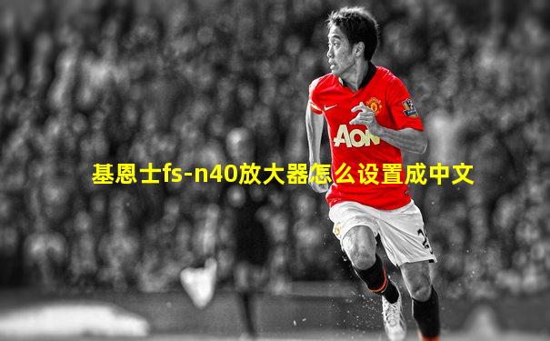 基恩士fs-n40放大器怎么设置成中文