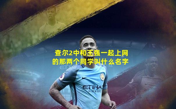 查尔2中和王强一起上网的那两个同学叫什么名字