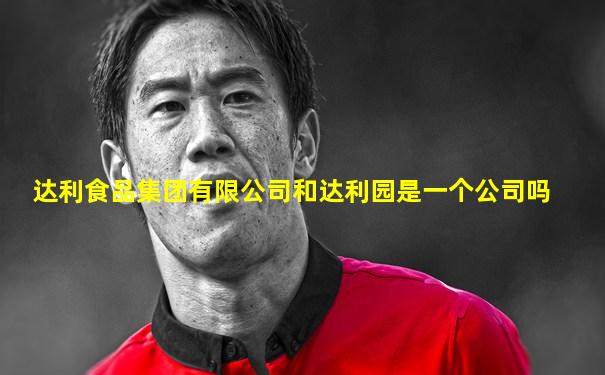 达利食品集团有限公司和达利园是一个公司吗