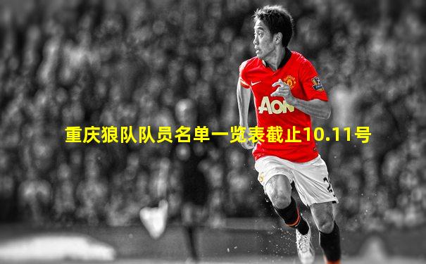 重庆狼队队员名单一览表截止10.11号