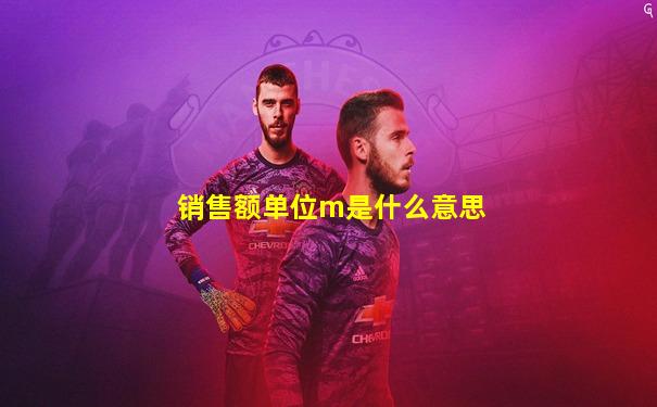 销售额单位m是什么意思